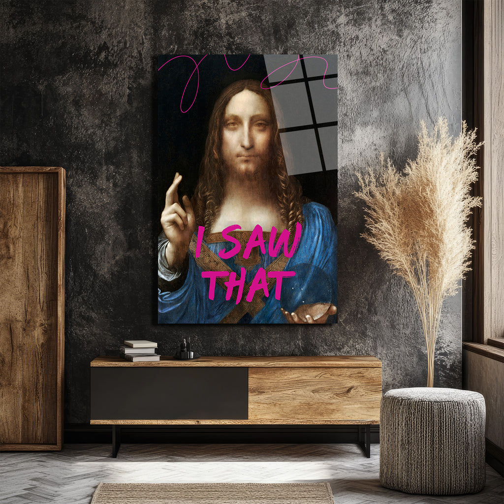 I Saw That Salvator Mundi Pop Art Cam Tablo