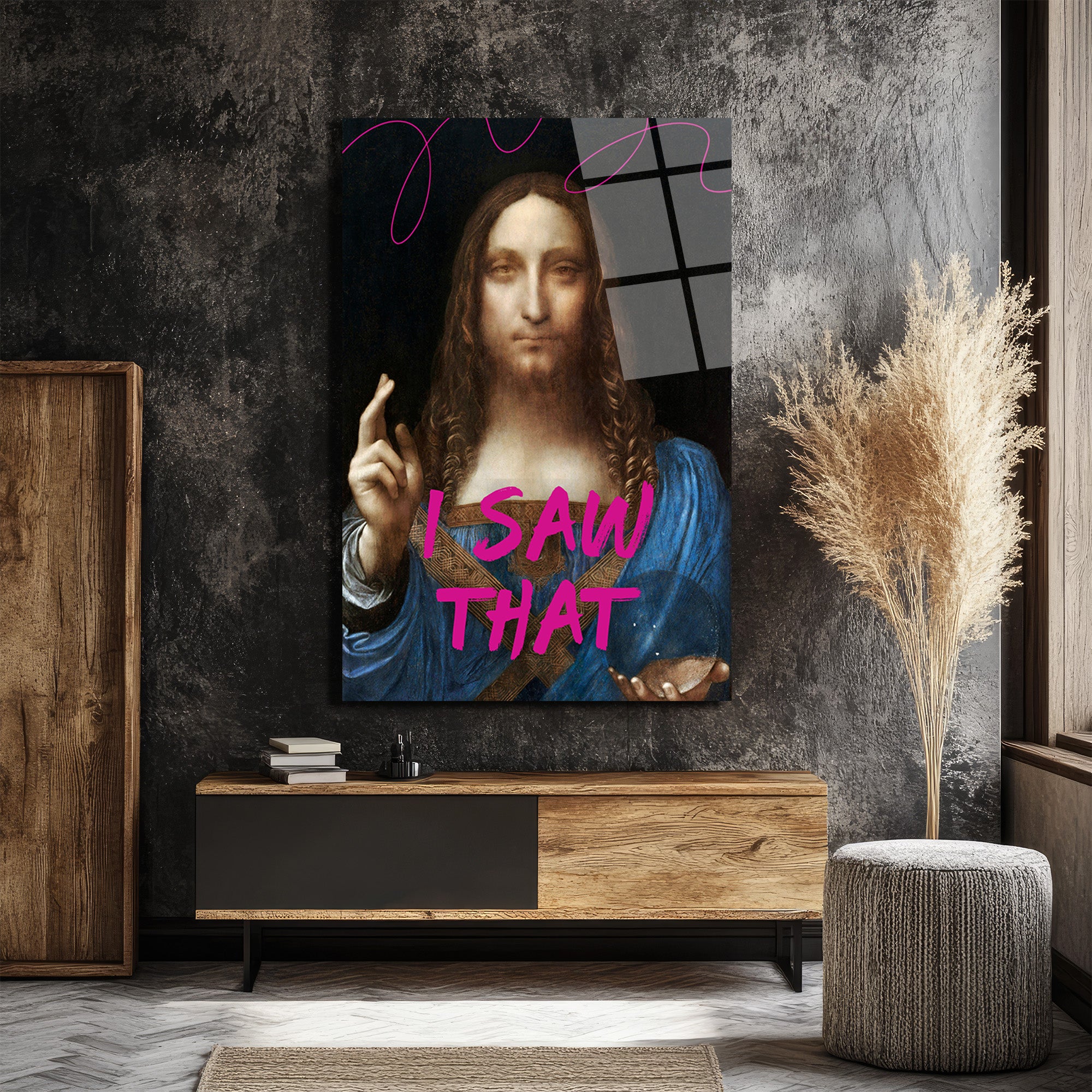 I Saw That Salvator Mundi Pop Art Cam Tablo