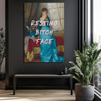 Resting Bitch Face Mizahi Modern Cam Tablo