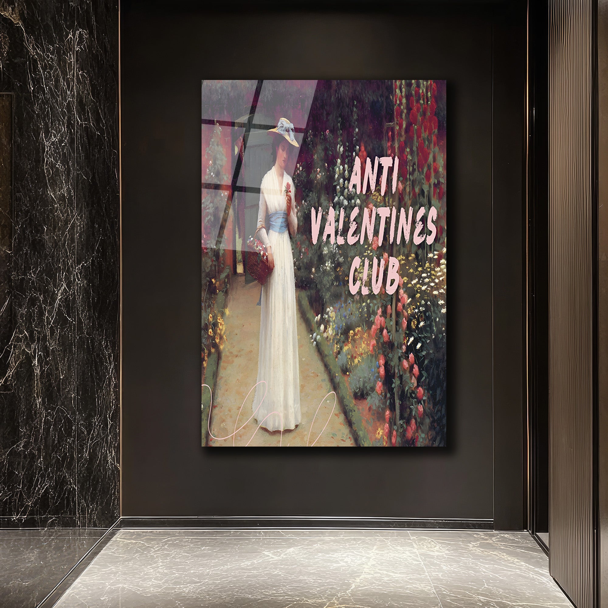 Anti Valentines Club: Romantik İsyan Cam Tablo