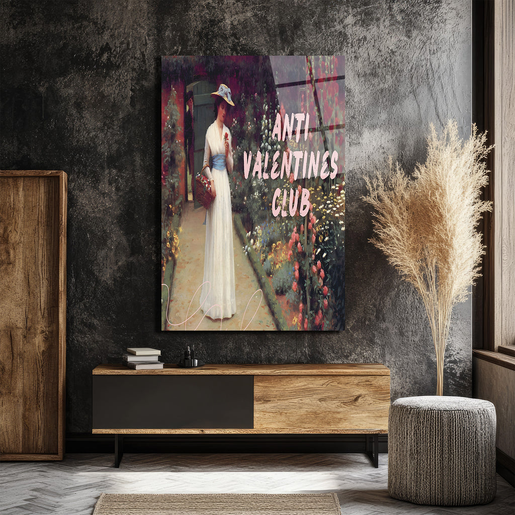 Anti Valentines Club: Romantik İsyan Cam Tablo