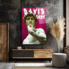 “David Baby” Pop Art Cam Tablo – Modern Sanatın Eğlenceli Yorumu