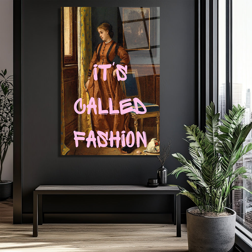 It's Called Fashion Klasik ve Modern Sanat Harmanı Cam Tablo