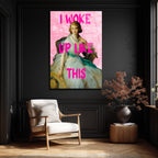 I Woke Up Like This Modern Pop Art Cam Tablo