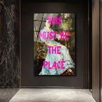This Must Be The Place Modern Sanat Cam Tablo