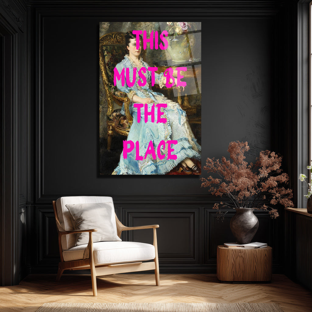 This Must Be The Place Modern Sanat Cam Tablo