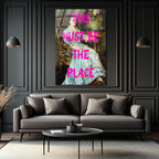 This Must Be The Place Modern Sanat Cam Tablo