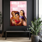 Girls Night Out: Sanat İkonları Selfie'de Cam Tablo