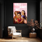 Girls Night Out: Sanat İkonları Selfie'de Cam Tablo