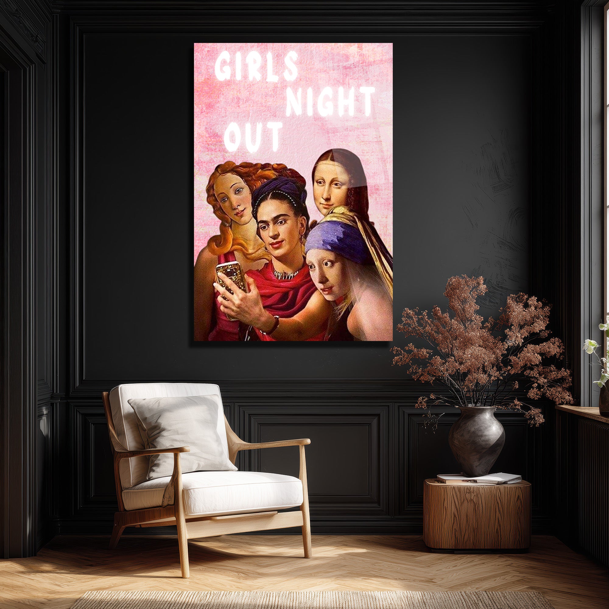 Girls Night Out: Sanat İkonları Selfie'de Cam Tablo