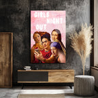 Girls Night Out: Sanat İkonları Selfie'de Cam Tablo