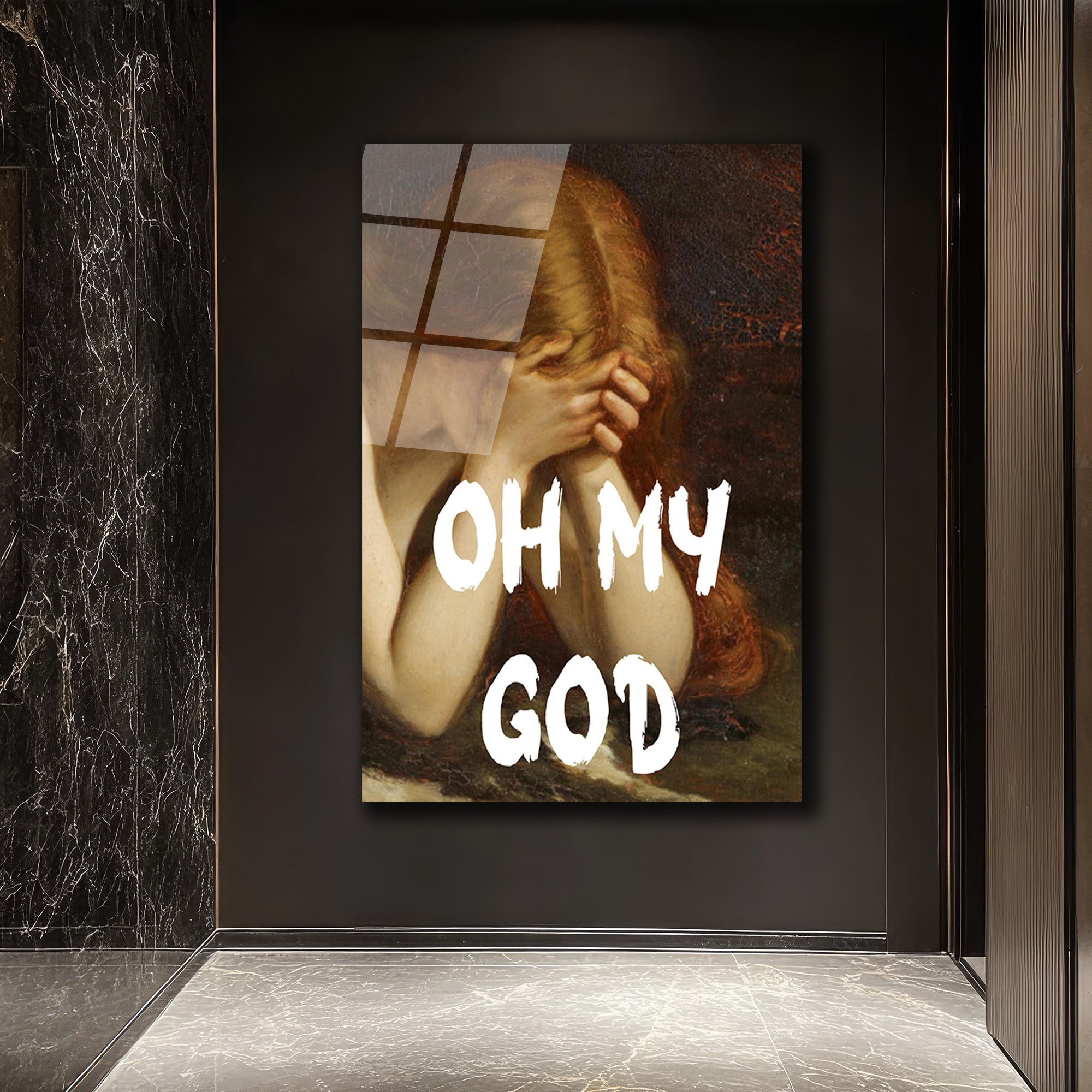 Antik Hüzün Modern Şaşkınlık: Oh My God Cam Tablo