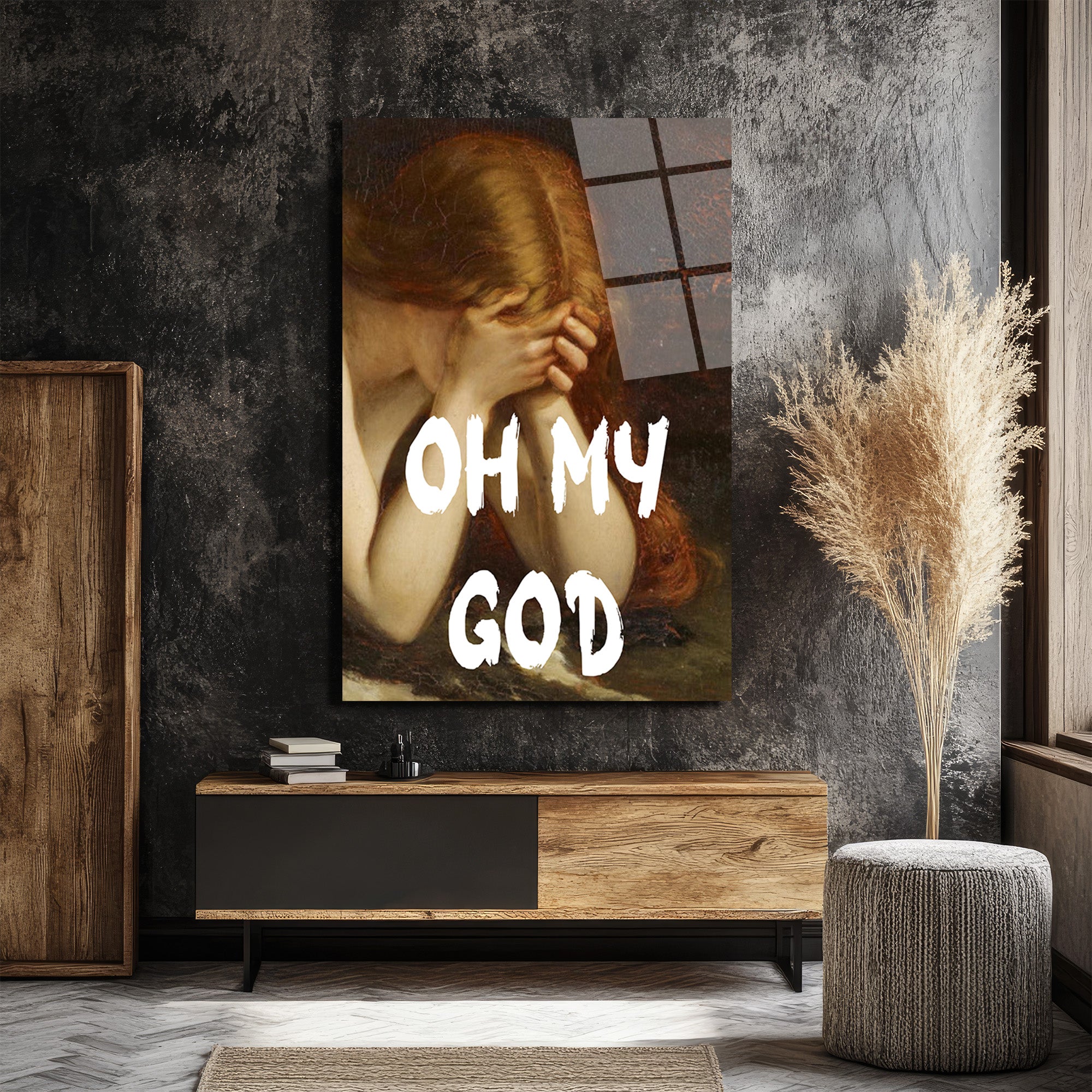 Antik Hüzün Modern Şaşkınlık: Oh My God Cam Tablo