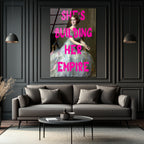 She's Building Her Empire Cam Tablo | Güçlü Kadın Sanatı