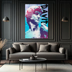 Michelangelo David Pop Art Cam Tablo - Modern Sanat Duvar Dekoru