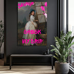 Savage Check My Drip Modern Sanat Cam Tablo