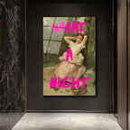 What A Night Pop Art Cam Tablo - Romantik ve Asi Dokunuş