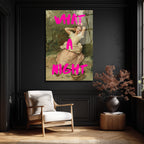What A Night Pop Art Cam Tablo - Romantik ve Asi Dokunuş