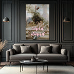 Cupid Stupid İronik Aşk Temalı Cam Tablo