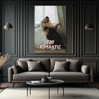 Çok Romantik Cam Tablo - Melankolik Aşkın Sanatsal Yansıması